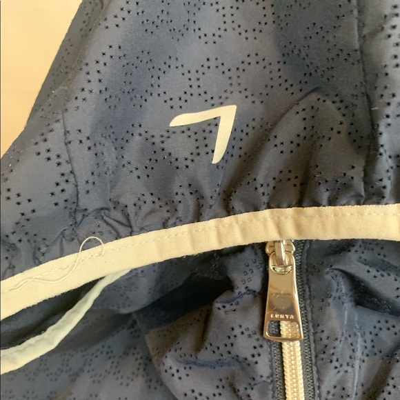 Luhta Navy Full Front Zip Hoodie Size 2 - Picture 9 of 14